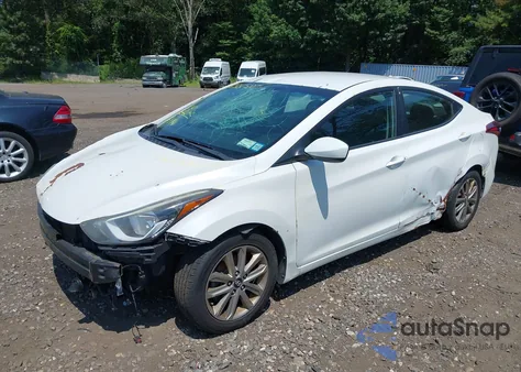 2014 Hyundai Elantra Se из США, поврежденный, VIN 5NPDH4AE2EH501915